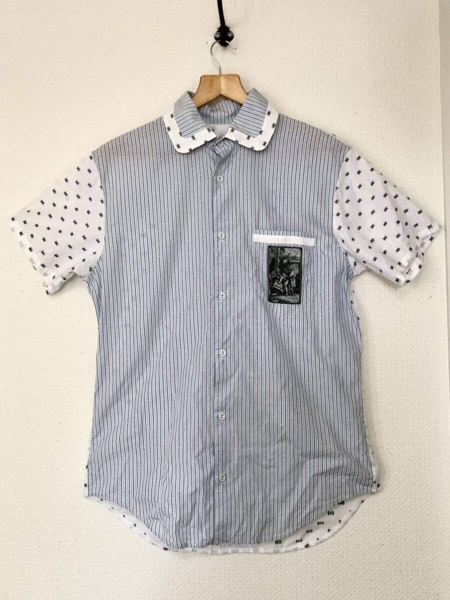 A Child of the Jago design shirt /ア・チャイルド・オブ・ザ・ジャゴー/イギリス製/プリント半袖シャツ/S_画像2