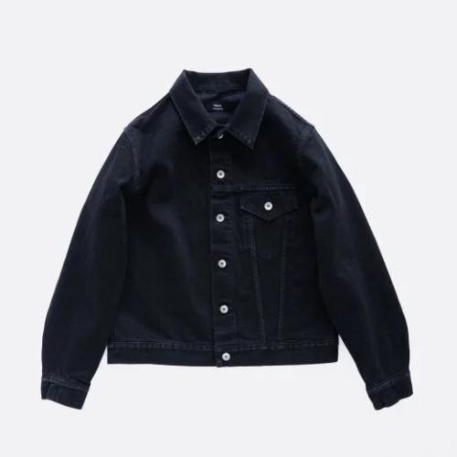 定価111100円 新品 ensou. 24SS Erased Jean Jacket × Big-E 4PK セットアップ デニム ジャケット Gジャン パンツ エンソウ ブラック_画像2