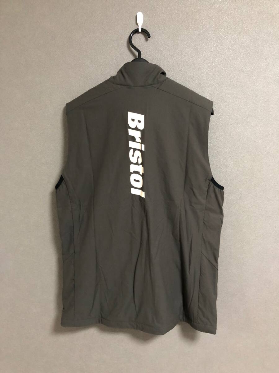 新品 F.C.Real Bristol STRETCH LIGHT WEIGHT INSULATION VEST ストレッチタフタ トラック ベスト FCRB-232043 ブリストル ソフ M ブラウン_画像4