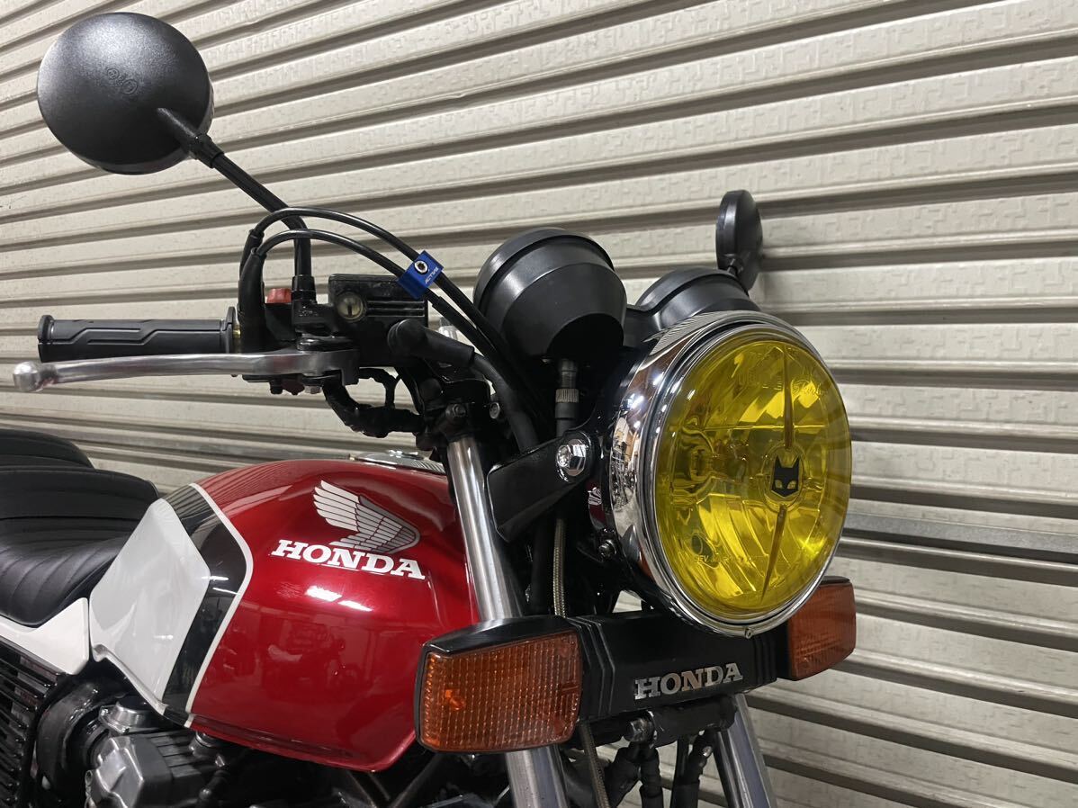 CBX400F 1型赤白カラー PCフレーム NCエンジン 始動動画有り 実働 室内保管 検/ GS400 CBX550F CBR400F XJ400D Z400J Z400FXの画像2