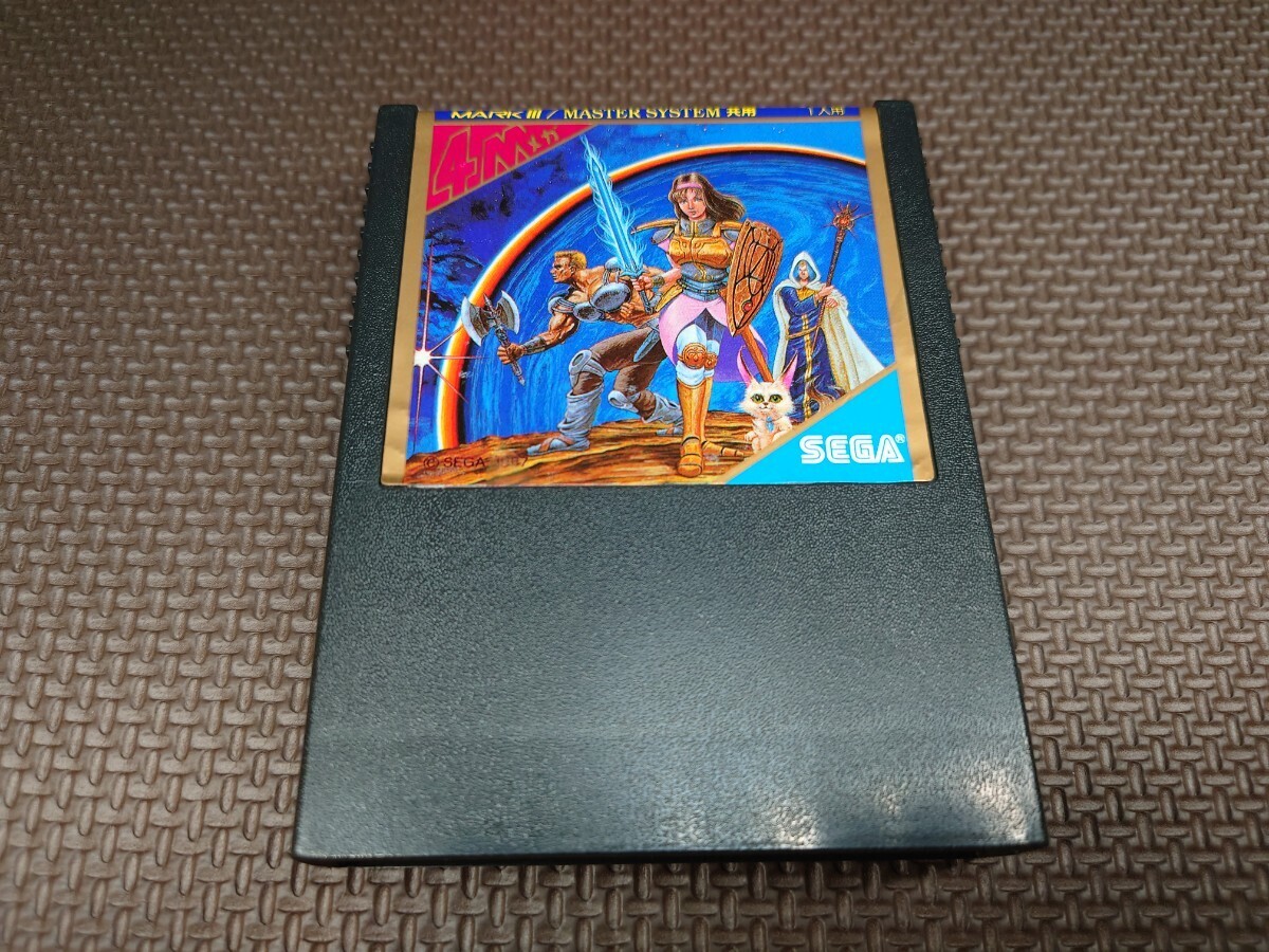 * Sega Mark Ⅲ& Master System (MARKⅢ&MASTER SYSTEM) для soft [G-1341 вентилятор ta ножны ta-] коробка мнение имеется * б/у товар ( Sega *SEGA) 1987 год производства 