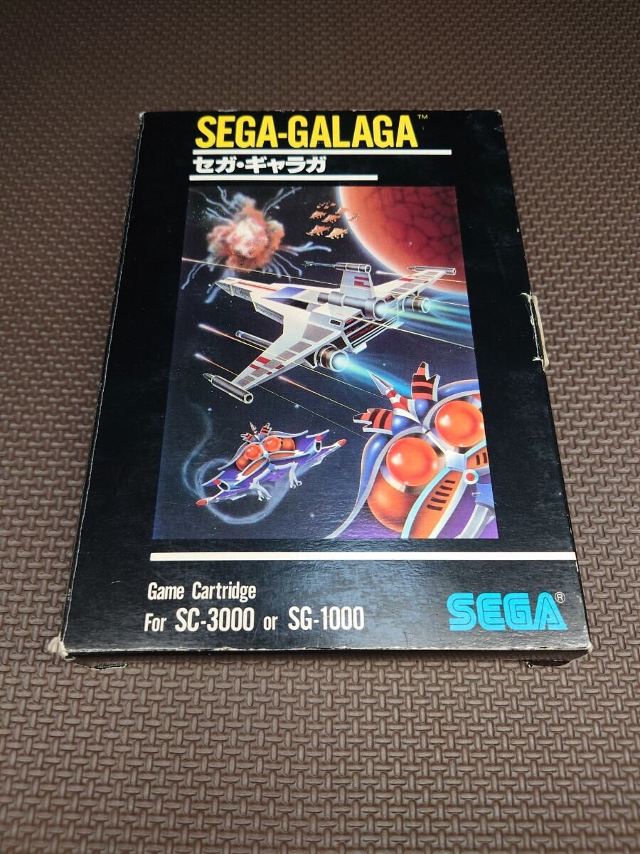 ★セガSC-3000&SG-1000用ソフト「G-1022 セガ・ギャラガ(SEGA-GALAGA)」箱説付き★中古品 (セガ・SEGA) 1983年製シューティング