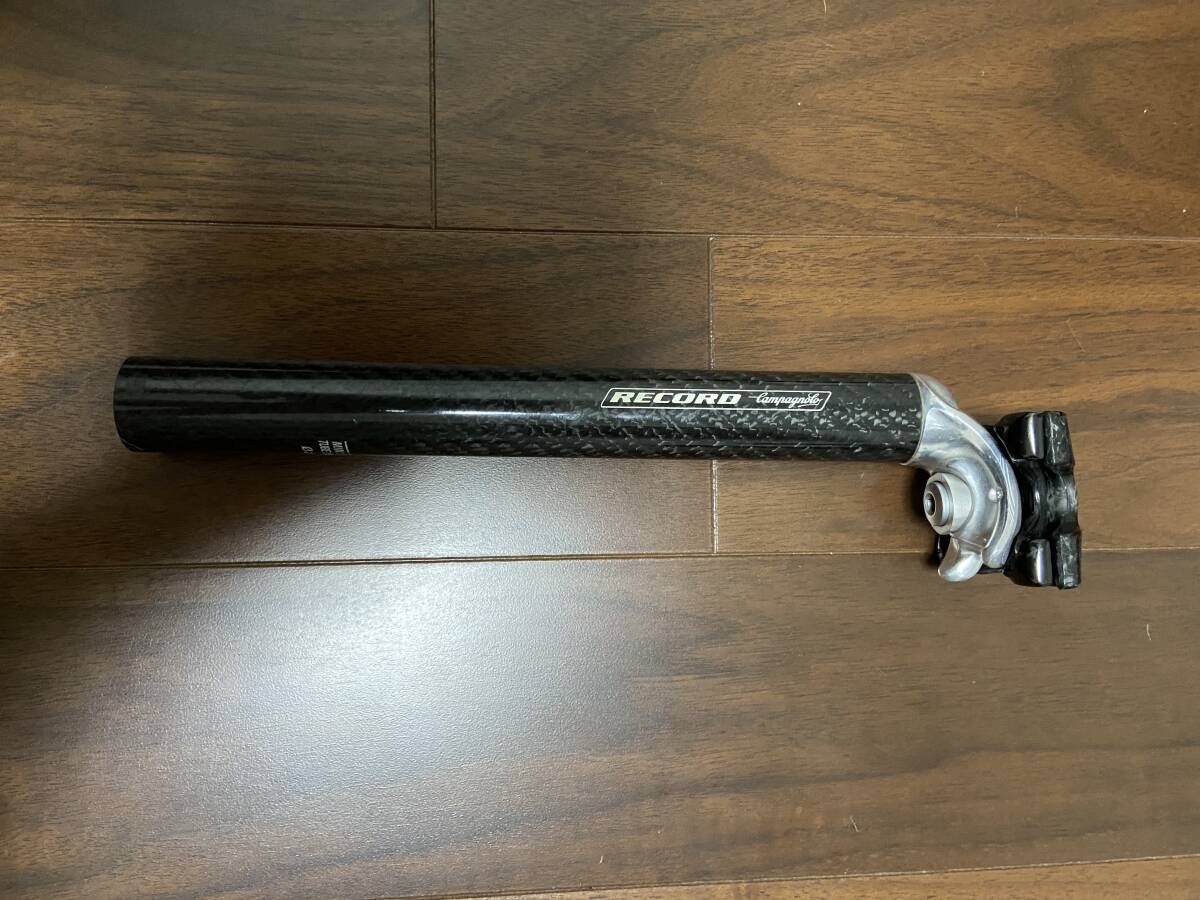 カンパニョーロ Campagnolo レコード Φ 27.2 シートピラー カーボン 中古 美品の画像2