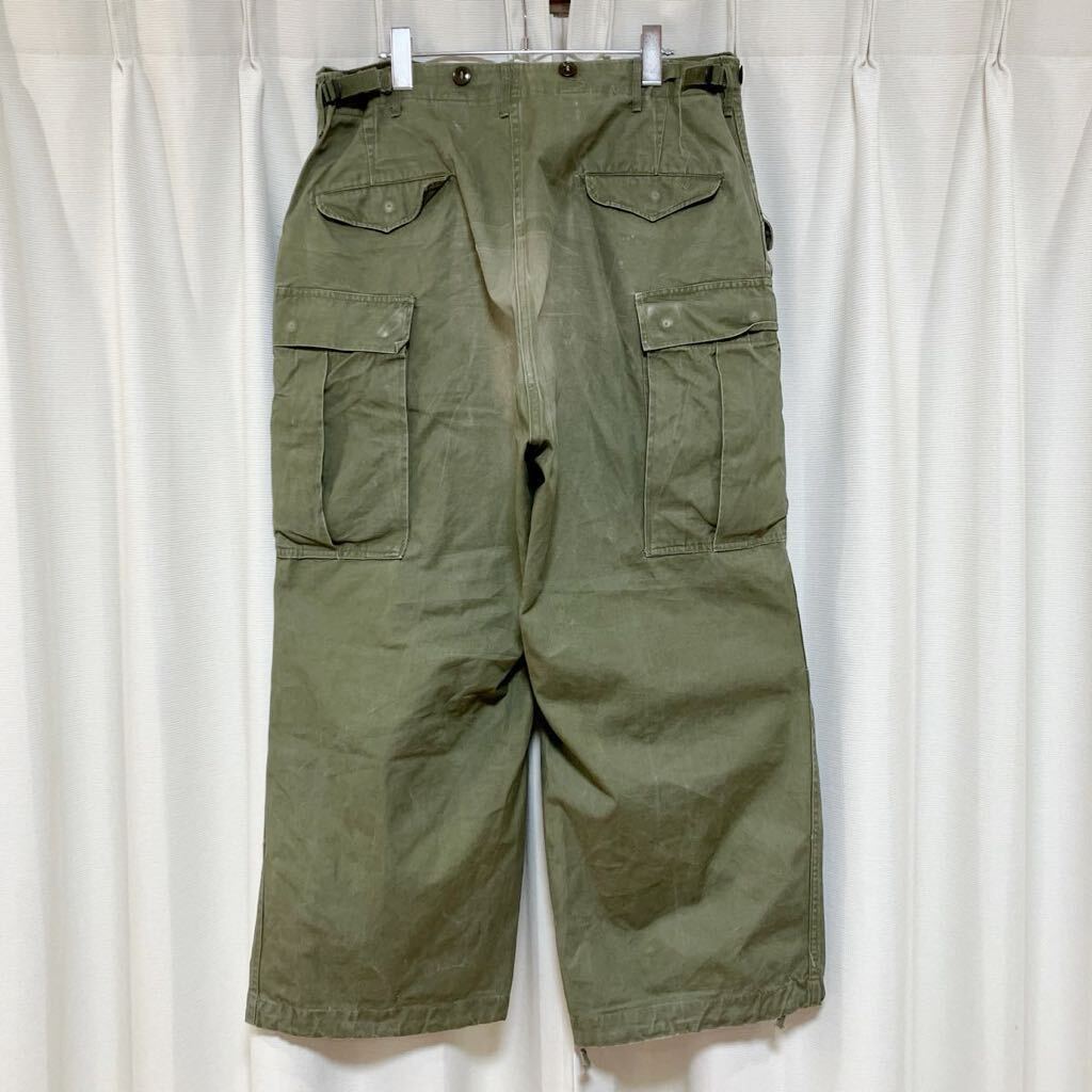  Vintage the US armed forces M-51 field pants cargo pants MEDIUM-SHORT US.ARMY military pants Duck M-65 America army 