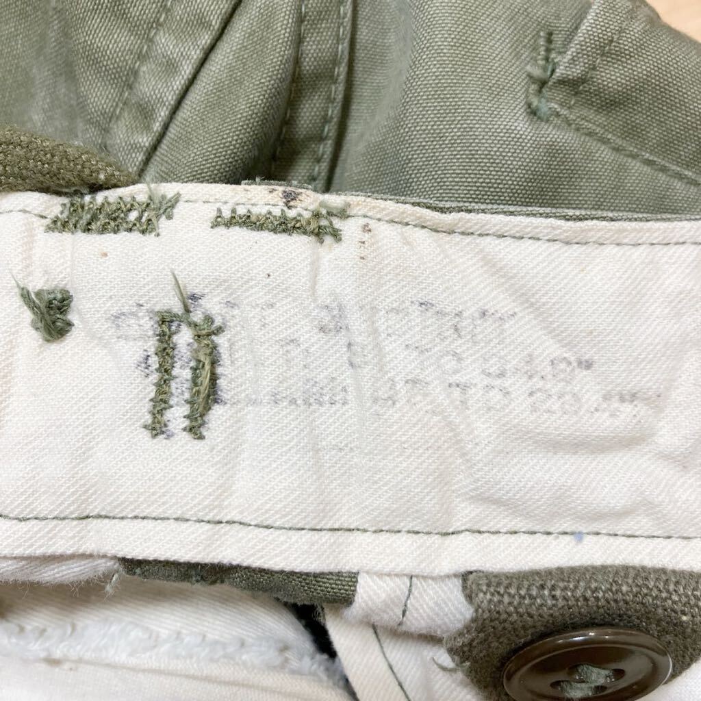  Vintage the US armed forces M-51 field pants cargo pants MEDIUM-SHORT US.ARMY military pants Duck M-65 America army 