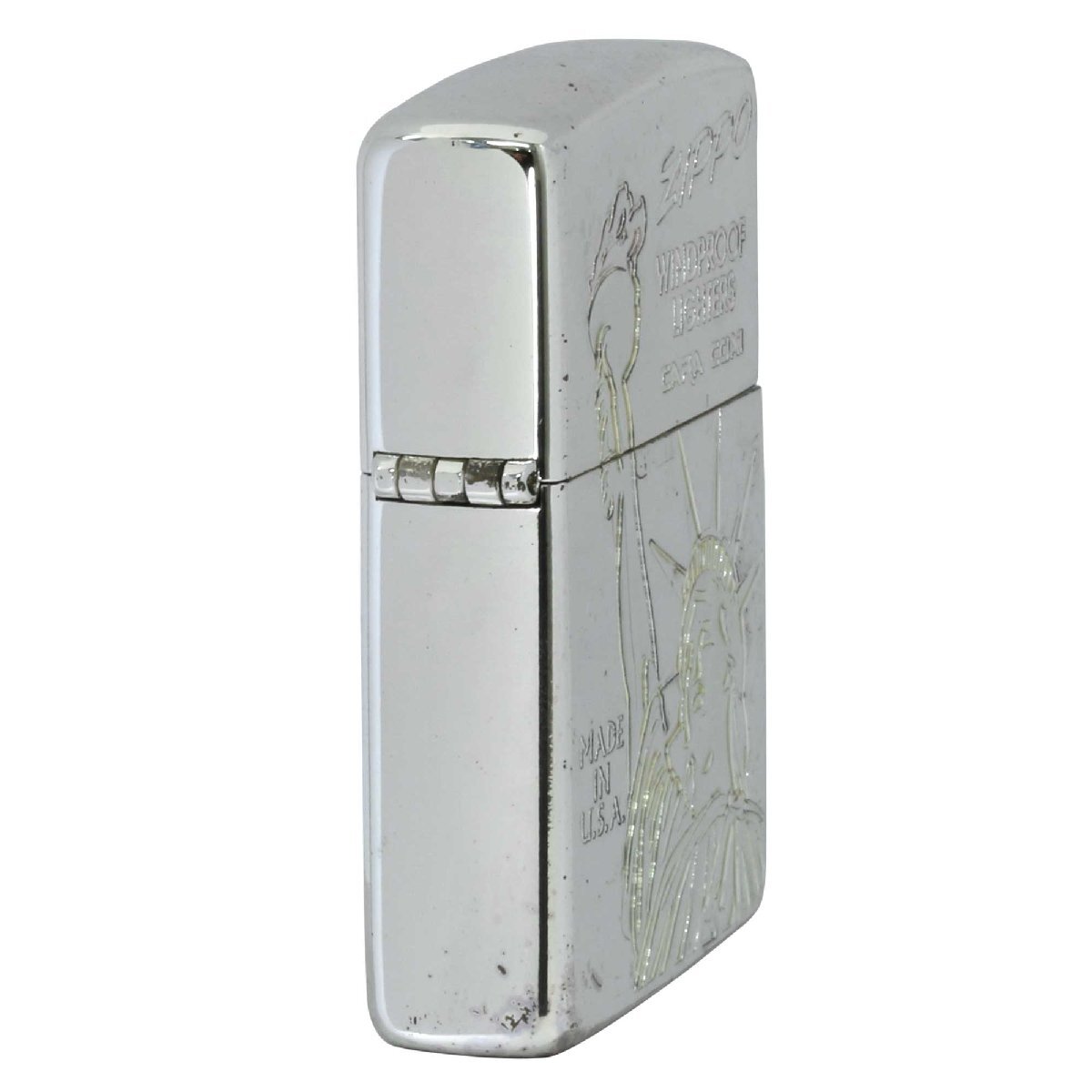 絶版/ヴィンテージ Zippo ジッポー 中古 1995年製造自由の女神 made in USA [A]使用感少なく状態が良い_画像7