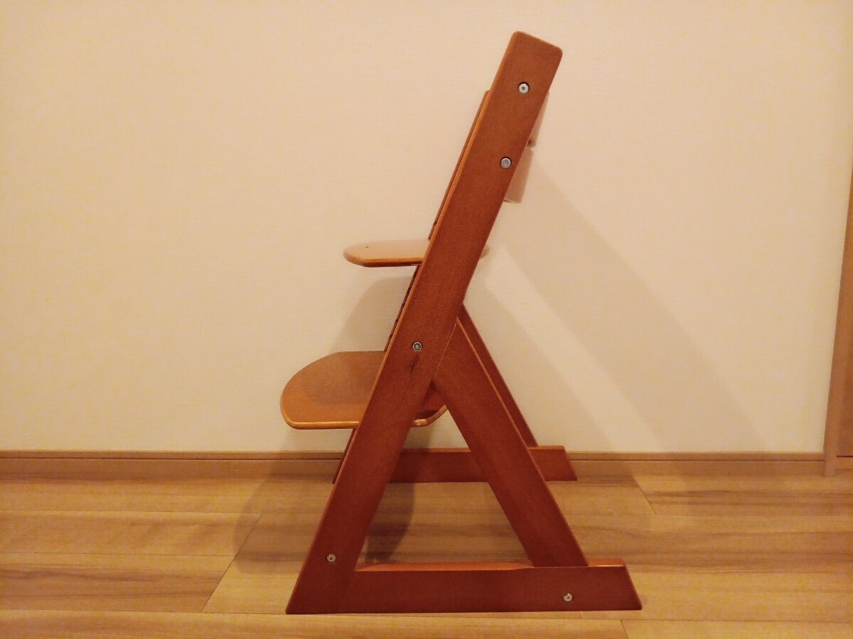 ベビーチェア ハイチェア 子供椅子 木製 ①の画像6