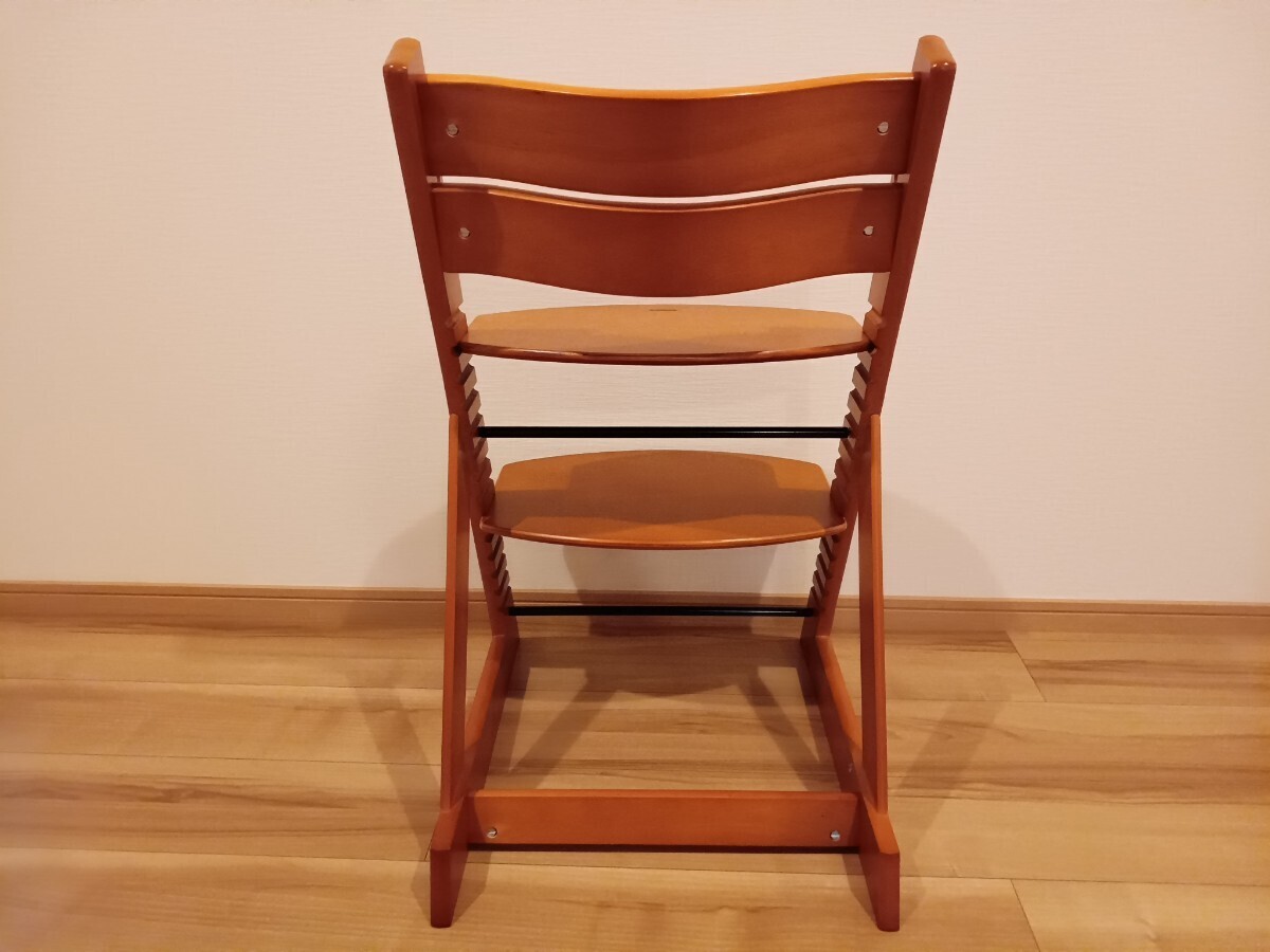 ベビーチェア ハイチェア 子供椅子 木製 ①の画像5