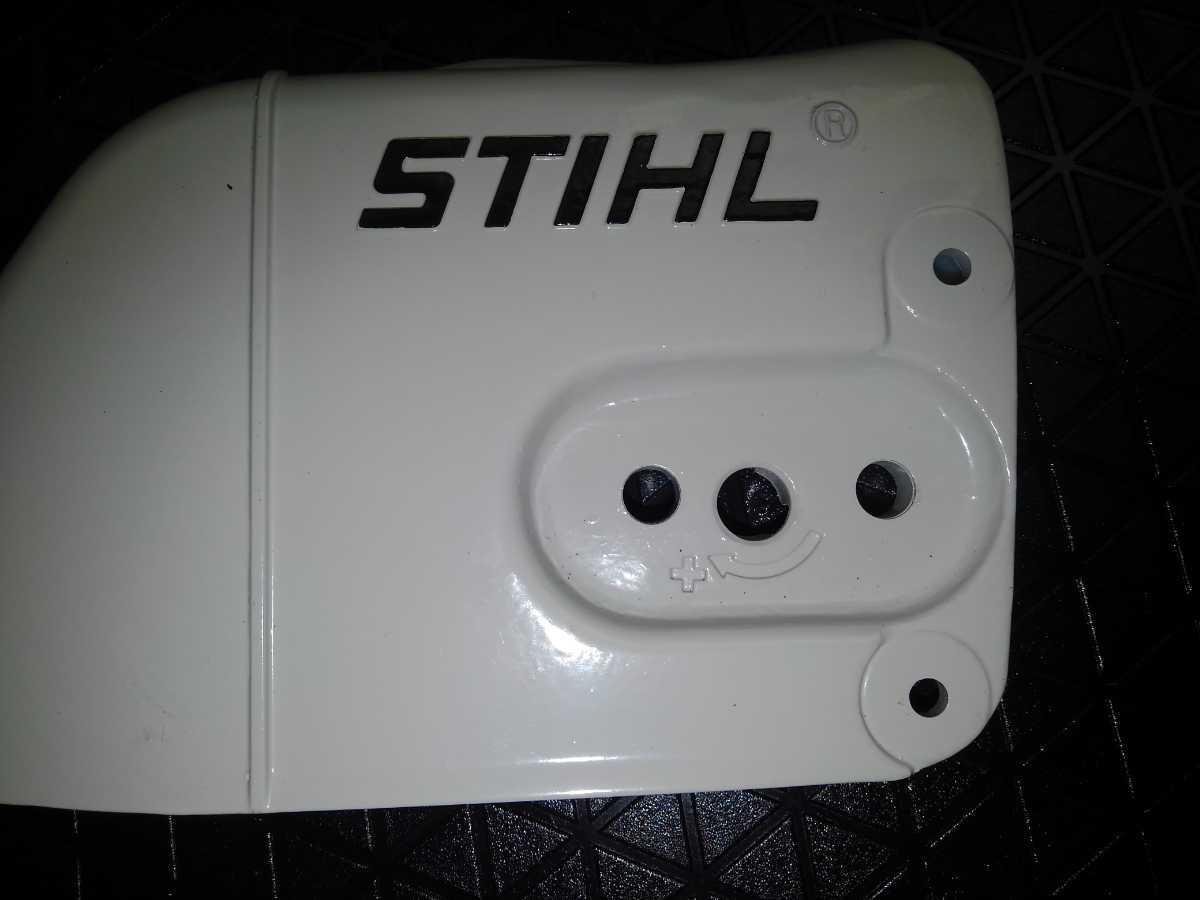 スチール STIHL 024 スプロケカバー クラッチカバー 長期保管未使用 エンジンチェーンソー純正パーツ 換装や新調に 送料一律370円の画像2
