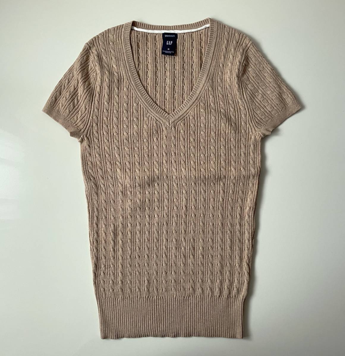  beautiful goods *GAP Gap short sleeves knitted (M)