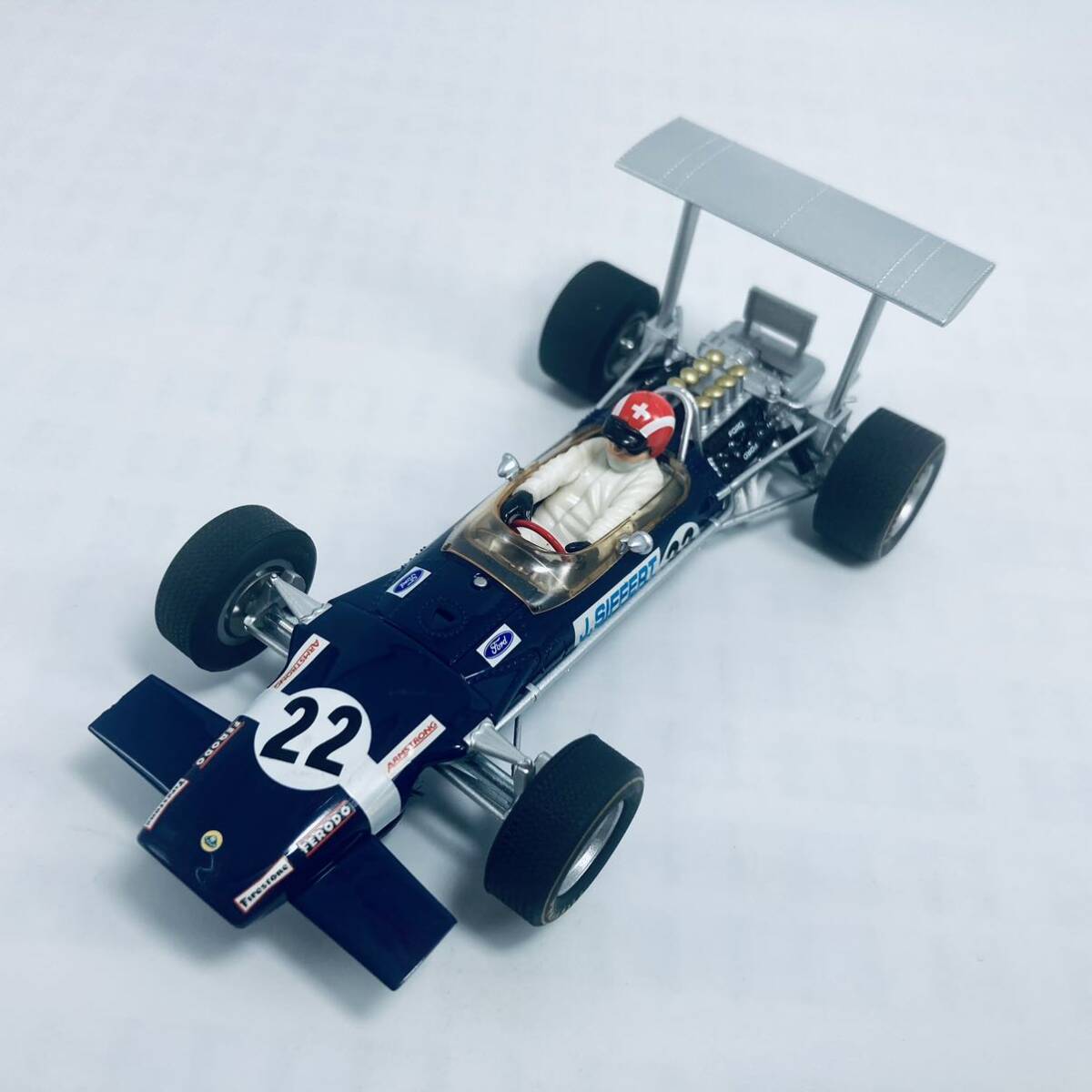 スロットカー SCALEXTRIC 1/32 Lotus ロータス Type 49B - Jo Siffert Rob Walker Racing 1968の画像4