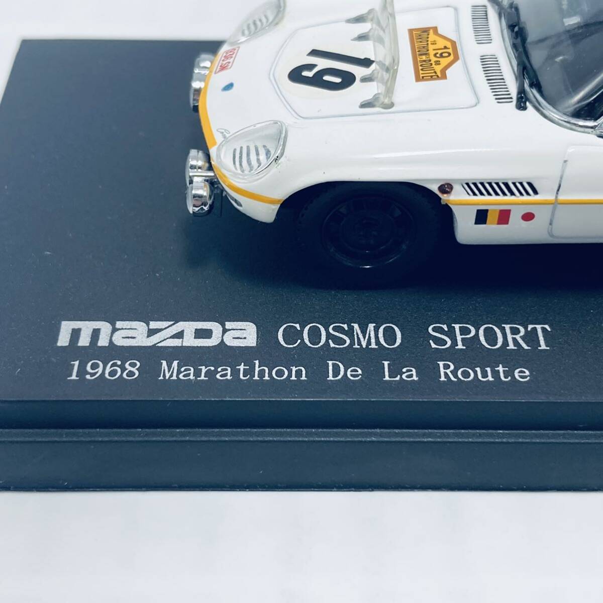 ヒコセブン RAI'S レイズ 京商 1/43 1968年型 MAZDA COSMO SPORT マツダ コスモスポーツ レーシング Marathon De La Route _画像9