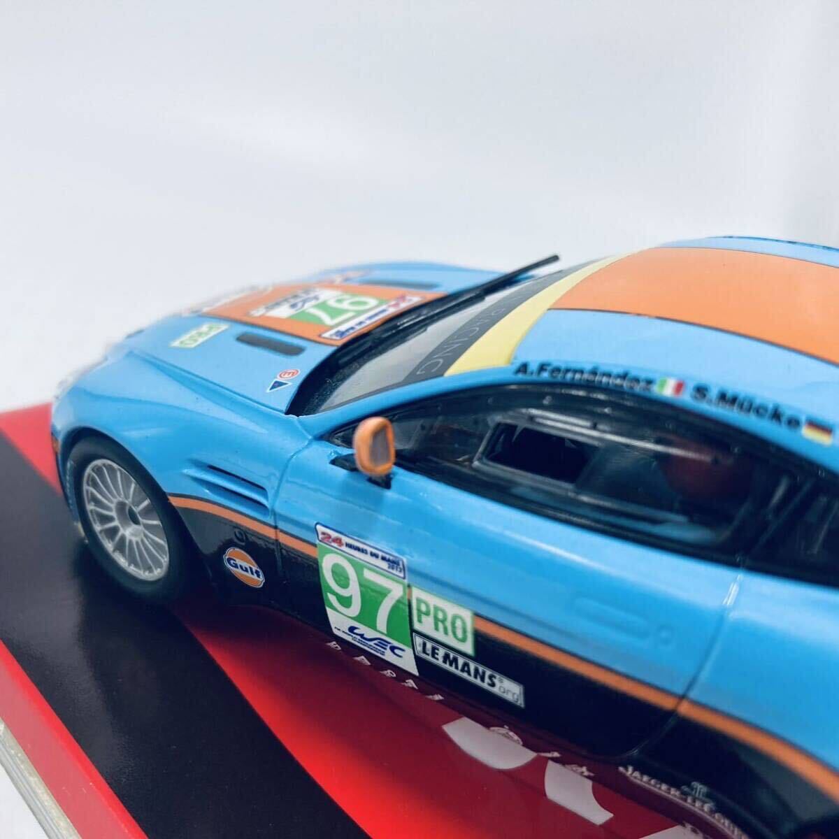 スロットカー SCX 1/32 Aston Martin Vantage Gulf Racing アストンマーチン バンテージ ガルフレーシング A10116X3U0の画像9