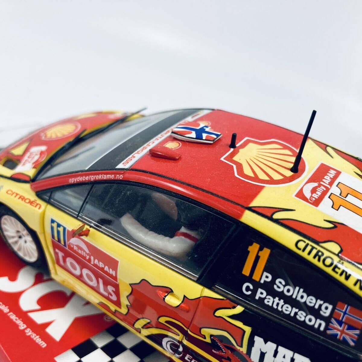 スロットカー SCX 1/32 CITROEN C4 WRC SOLBERG シトロエン C4 WRC ソルベルグの画像9