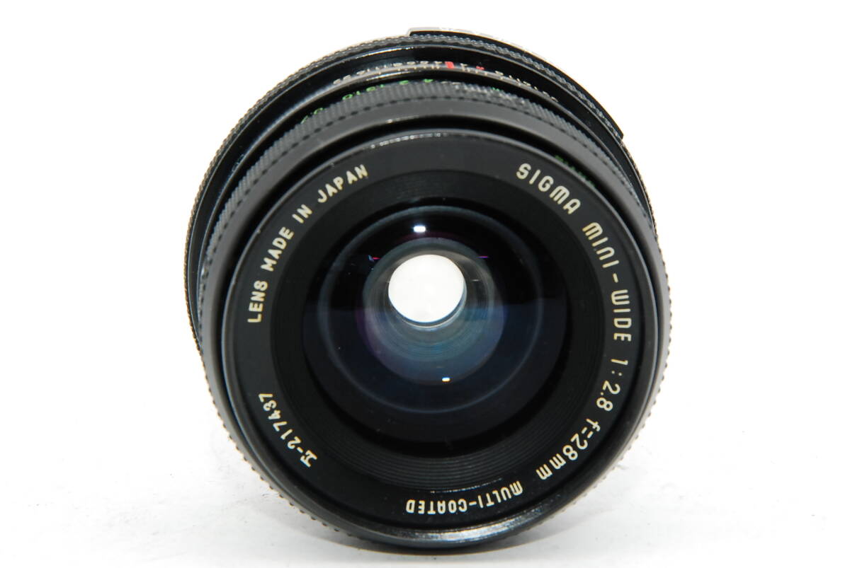 【外観特上級】PENTAX MX / SIGMA MINI-WIDE 28mm F2.8 #s5821の画像7