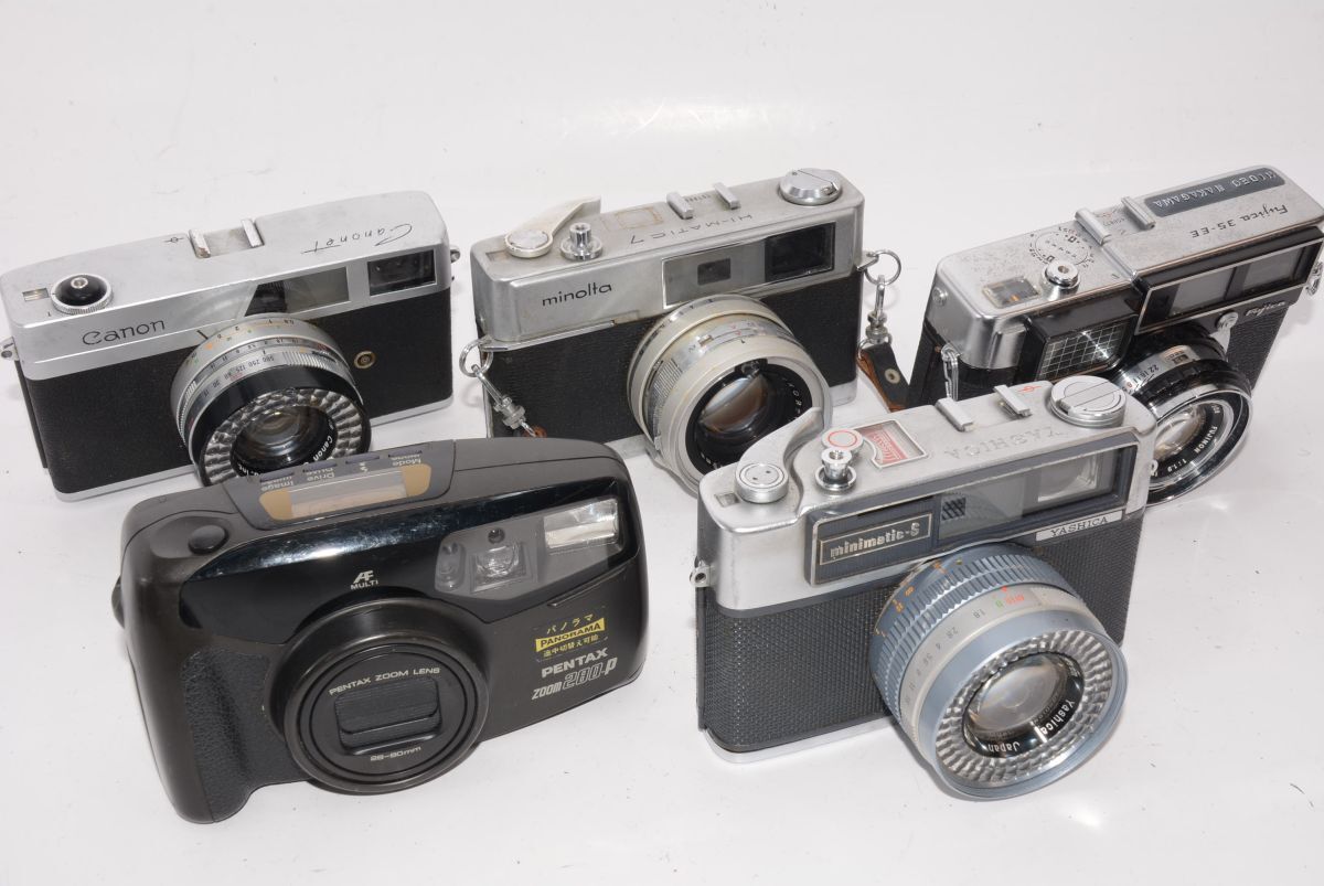 【訳あり】ジャンク フィルムカメラ 色々 25台まとめて コンパクト FUJI MINOLTA など色々 #t13149_画像6