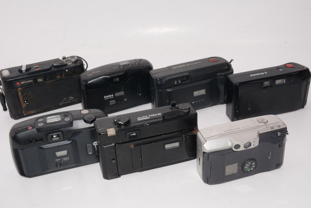 【訳あり】ジャンク コンパクトフィルムカメラ 25個まとめて MINOLTA Canon OLYMPUS など色々 #s7345_画像5