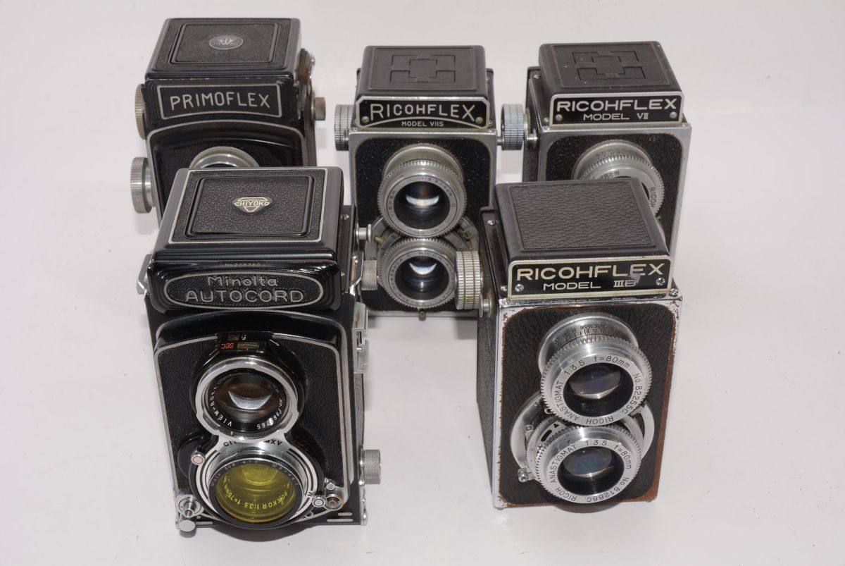 【訳あり】ジャンク 二眼カメラ 10台まとめて ALFAFLEX PRIMOFLEX Yashicaflex など #s7370の画像2