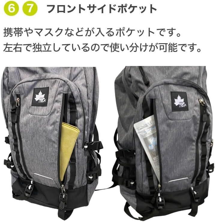 ロゴス　ロゴスパーク　バックパック 30L ブラック 78-03 リュックサック デイパック 大容量 _画像6