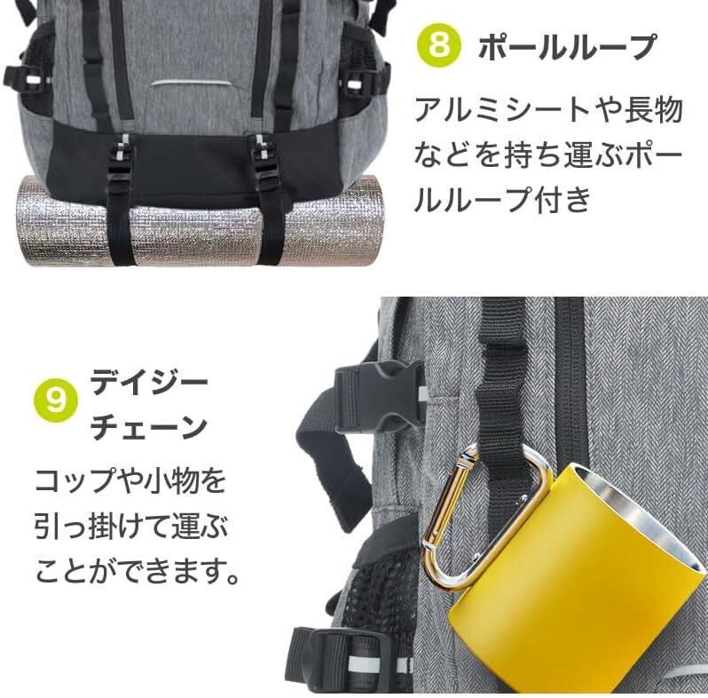 ロゴス　ロゴスパーク　バックパック 30L ブラック 78-03 リュックサック デイパック 大容量 _画像7