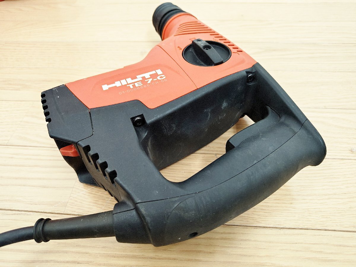 ★中古★HILTI ヒルティ コード式ハンマードリル TE7-C TE DRS-M 本体 集じん機/ケース付き SDSプラス 100V 50/60Hz ハンマドリル)倉cの画像5