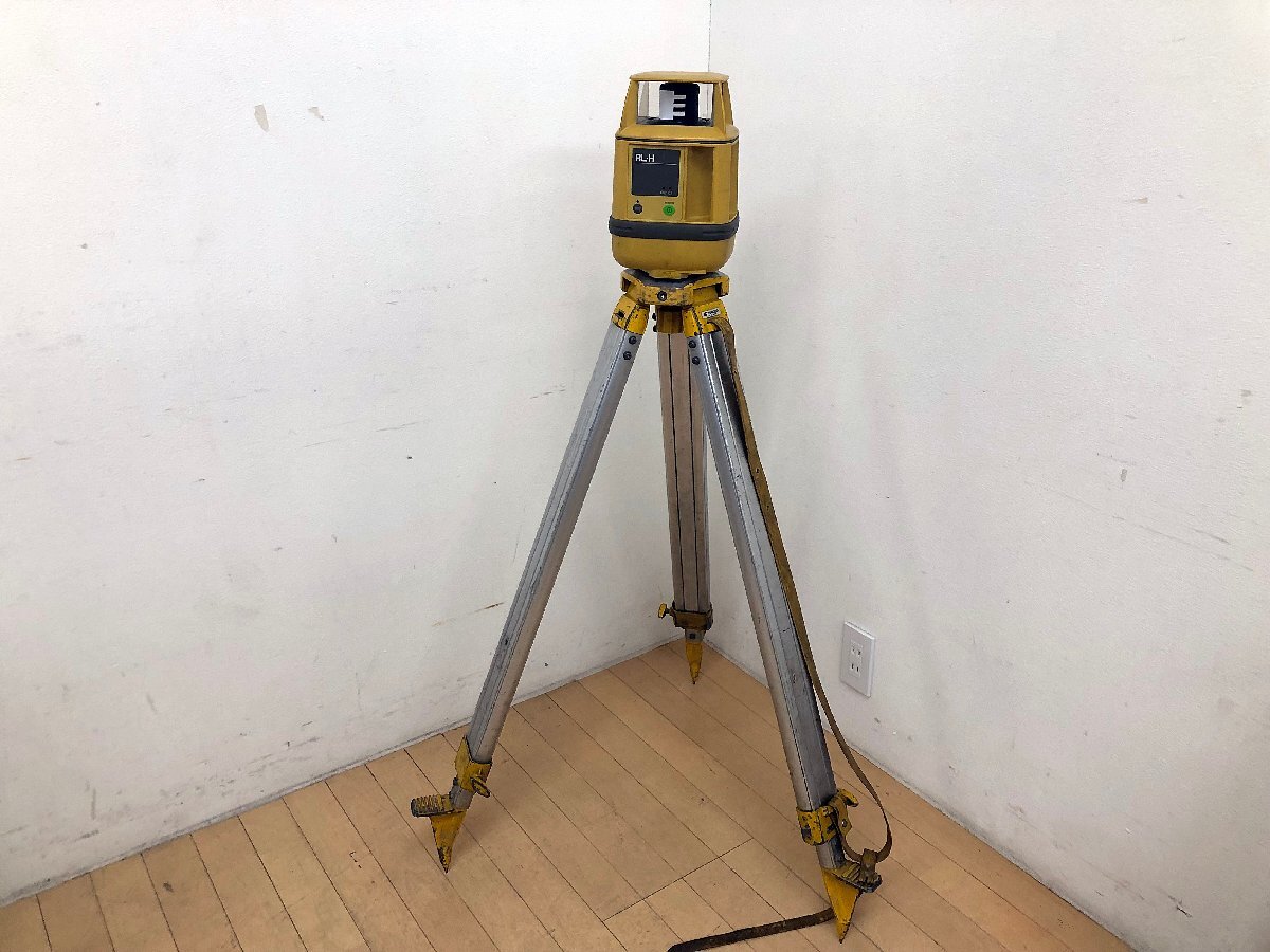 ★ジャンク★トプコン TOPCON ローテーティングレーザー RL-H 三脚・受光器・ケース付きセット 測量機器 測定 建設 土木 回転レーザー)倉b_画像2