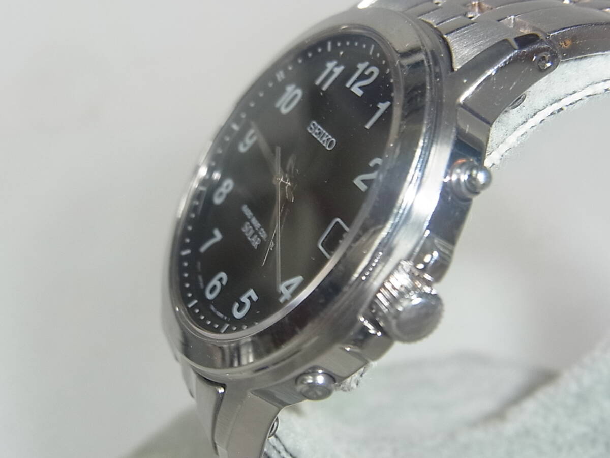 4123　SEIKO　ソーラー　7B42-0AS0　動作品_画像4