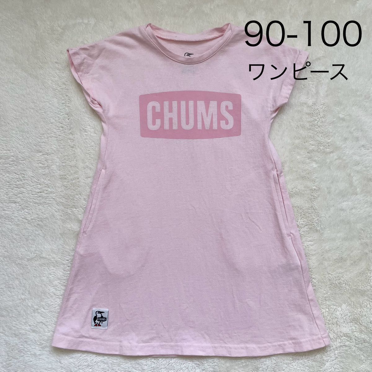 CHUMS  半袖Tシャツワンピース　90cm-100cm