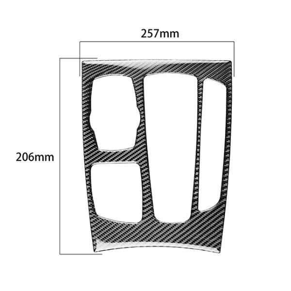 即決 BMW 右ハンドル 車 専用 カーボン X5 X6 F15 F16 AT シフト パネル カバー RHD_商品は右ハンドル用です