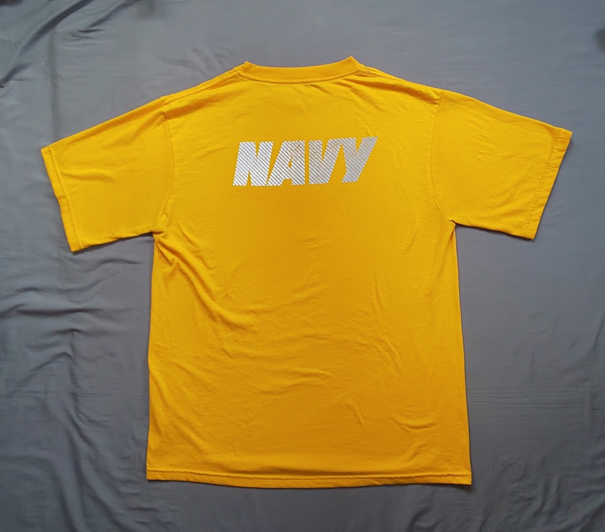 米海軍実物 NAVY PTシャツ 半袖Tシャツ サイズMの画像6