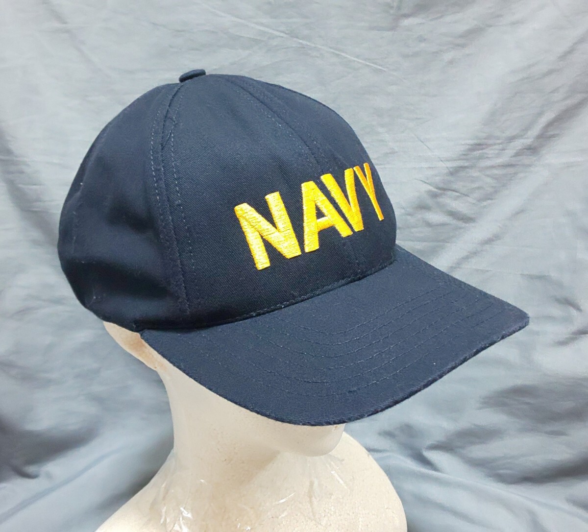 米海軍実物 NAVY 帽子 キャップ フリーサイズの画像5