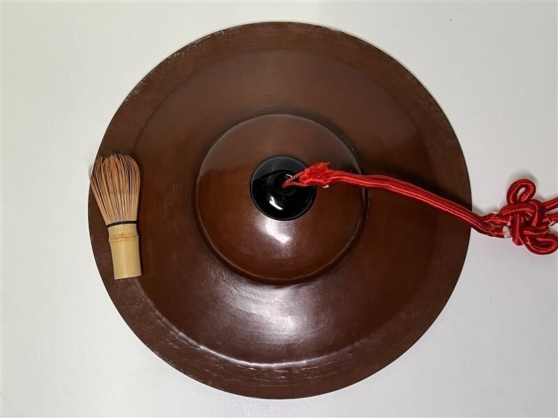 085 時代物 古銅 妙鉢 一対 ① 鳴物 銅製 仏教美術 仏具 法具 金属工芸の画像8