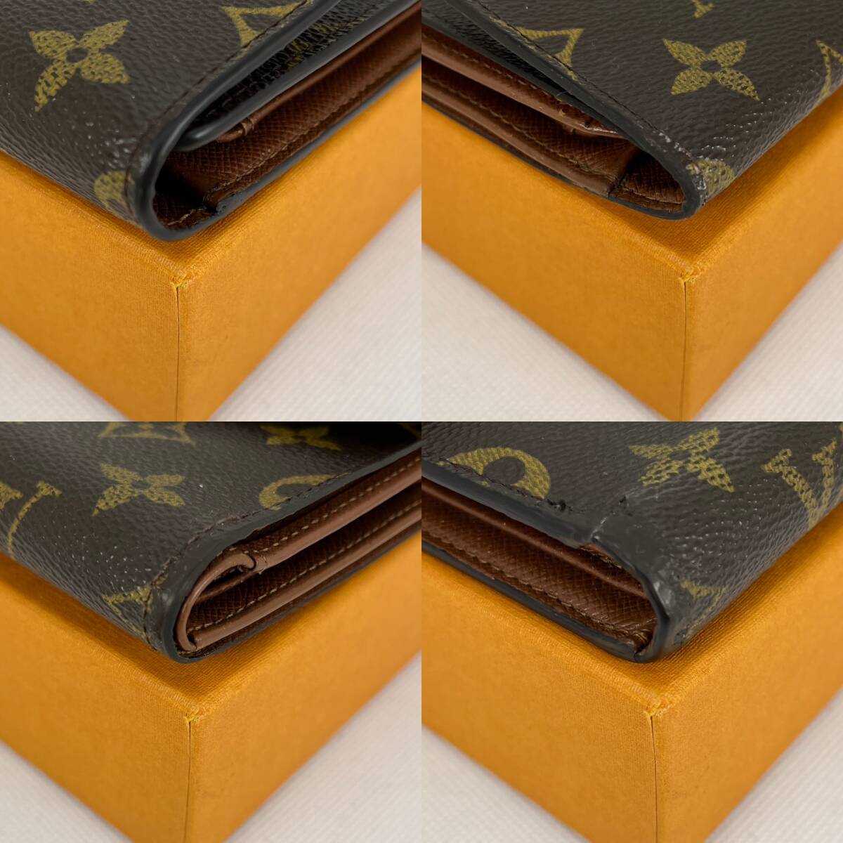 Louis Vuitton ルイヴィトン モノグラム ポルトトレゾール・エテュイパピエ 三つ折り財布 M61202/SP0631の画像4