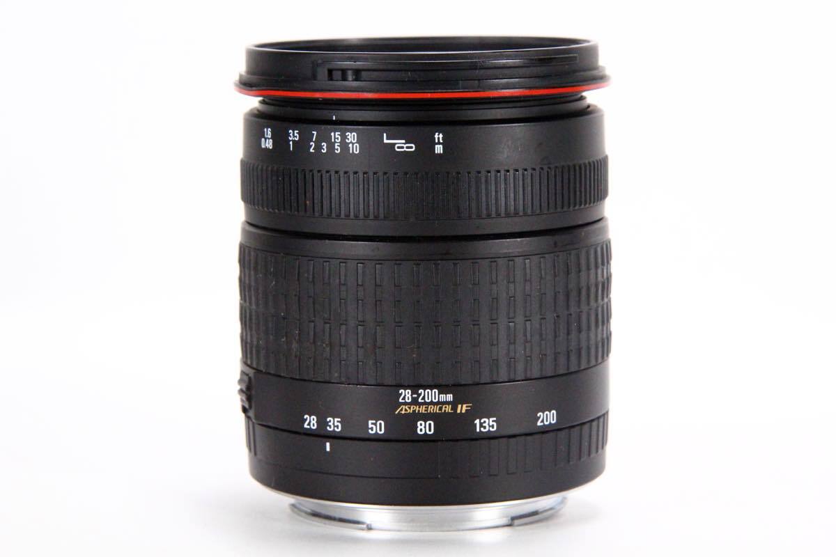 SIGMA TAMRON レンズ セット 28-80mm 200mm F3.5-5.6 MACRO カメラレンズ キャノン用 Canon EF レンズ 日本製 シグマ オールドレンズの画像8