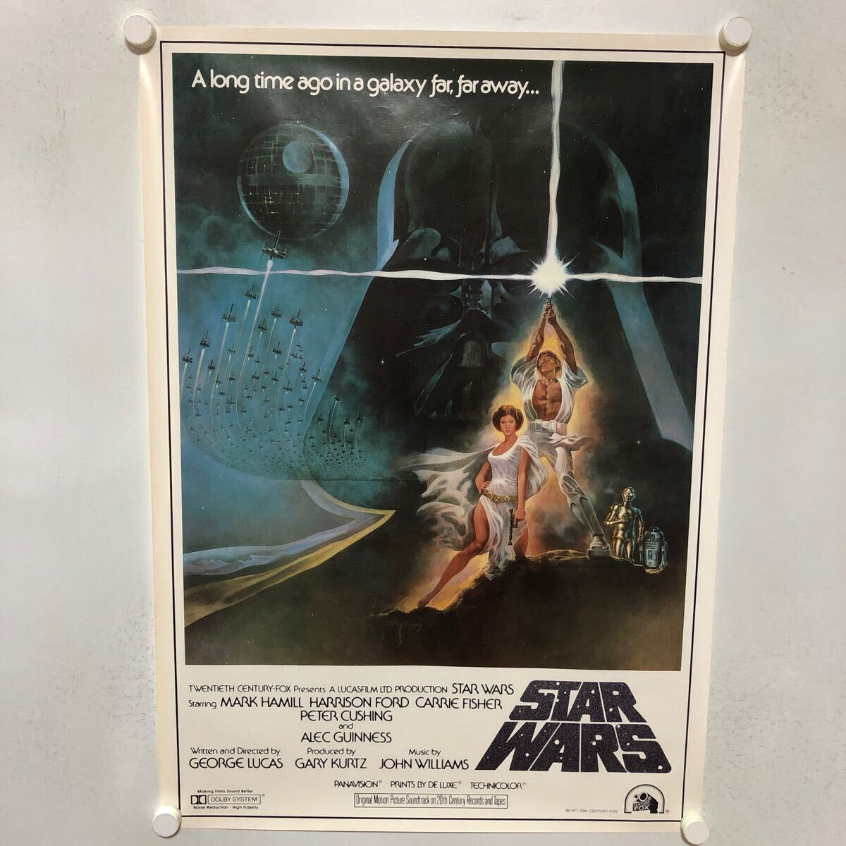 C11338 STAR WARS スターウォーズ ジョージルーカス B2サイズ ポスター_画像1