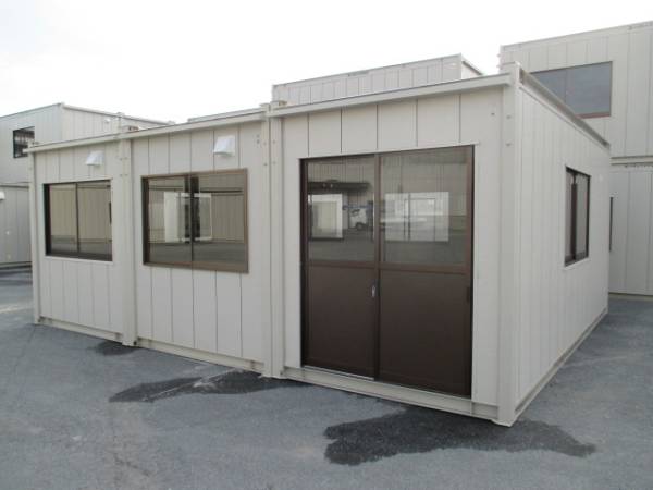 [ Miyagi departure ] super house container storage room unit house 12 tsubo used temporary house prefab. warehouse office work place 24.. agriculture direct sale place .. place road place 