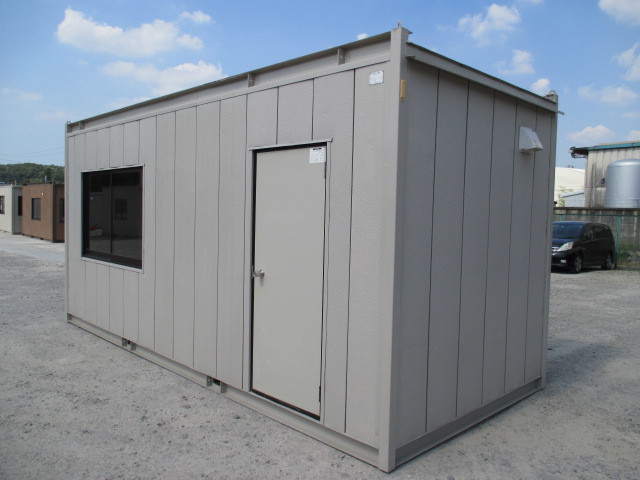 [ Miyagi departure ] super house container storage room unit house 4 tsubo used temporary prefab storage. warehouse agriculture office work 8 tatami ..W5,450×D2,300×H2,670