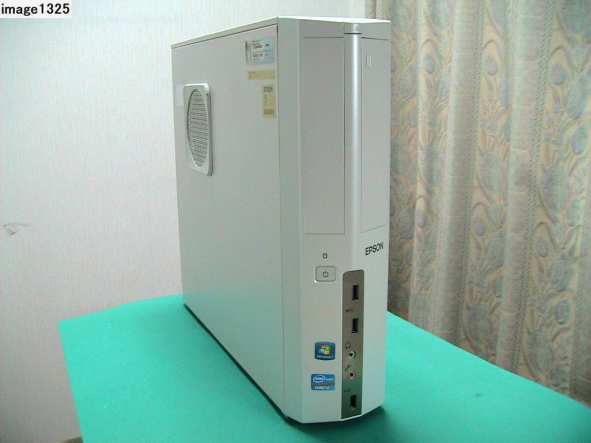 EPSON ”Endeavor TY1100S” Core i7-3770 3.40GHz・8GB・Win 11 Home 64bit (最新ver:23H2) の画像1