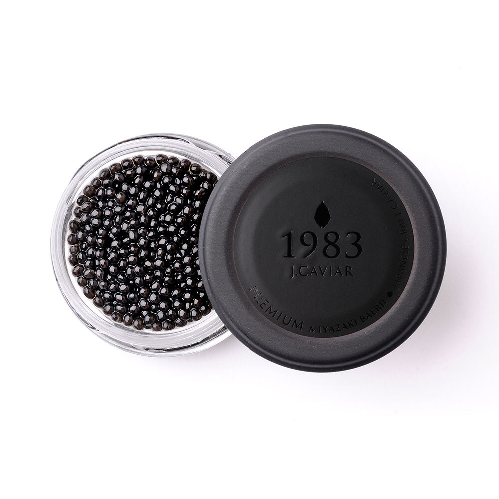1983 J.CAVIARbaeli&oshe tiger premium caviar 20g×2 kind meal . comparing set 