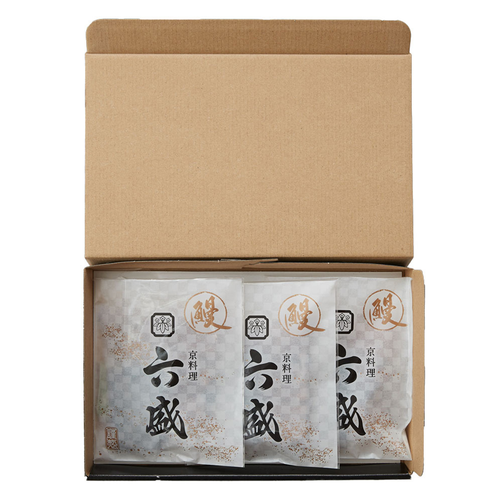 京都 「京料理六盛」 うなぎ蒲焼セット 80g×3_画像3