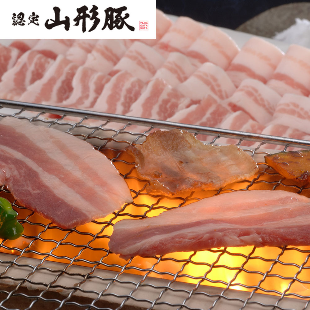  Yamagata prefecture meal meat . company recognition Yamagata pig rose yakiniku (800g)