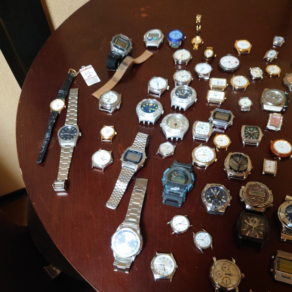 SEIKO CASIO Switch 腕時計 懐中時計 など まとめて 稼動 約120個 3101g ジャンク 混合 クォーツ 手巻き 自動巻き メンズ レディースの画像2