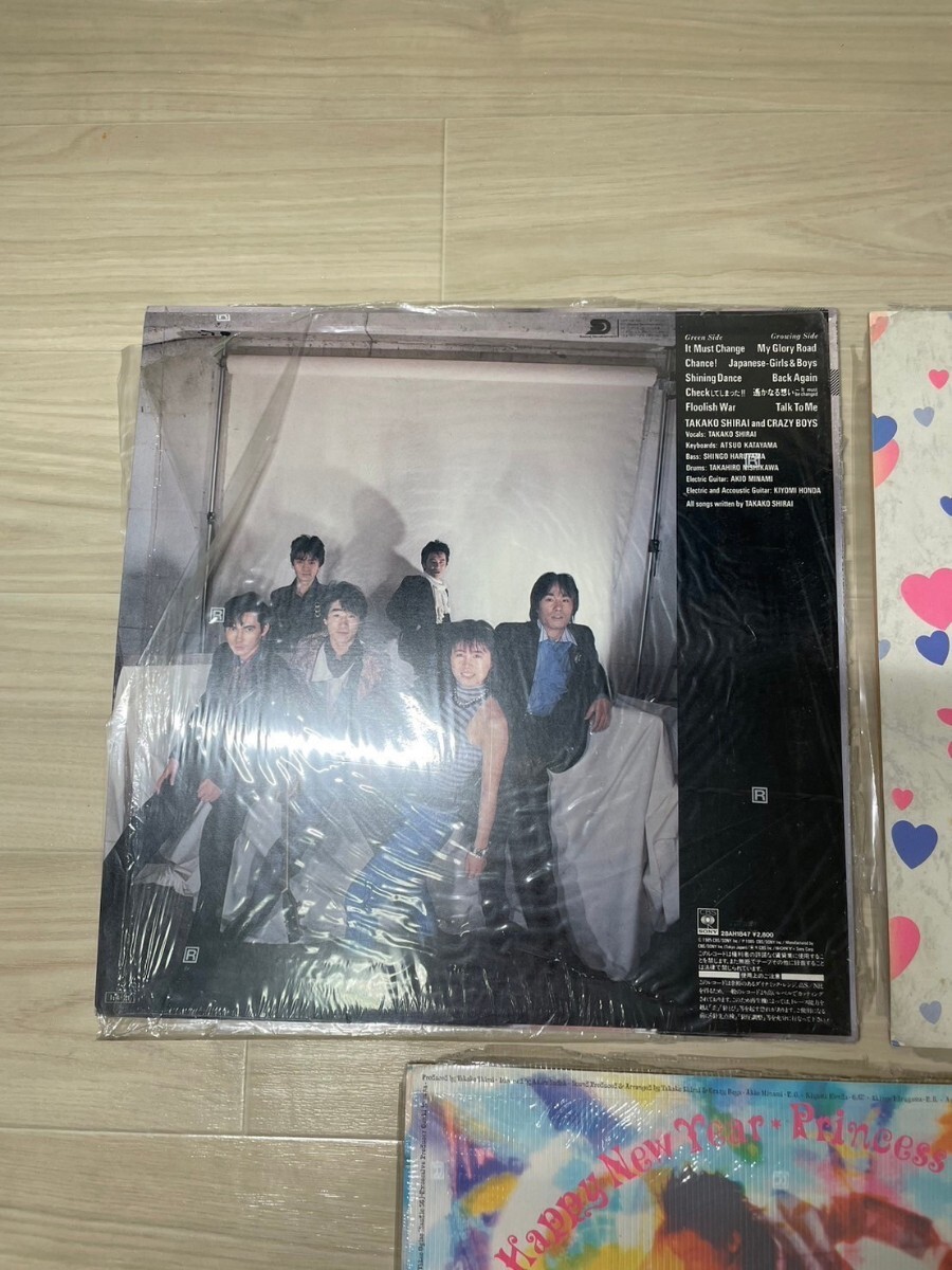 白井貴子　ALBUM　Flower Power/RockTonight/PRINCESS NIGHT LP レコード_画像3