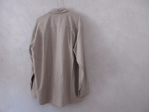 AURALEE WOOL FULLING FLANNEL CLOTH SHIRTS_画像4