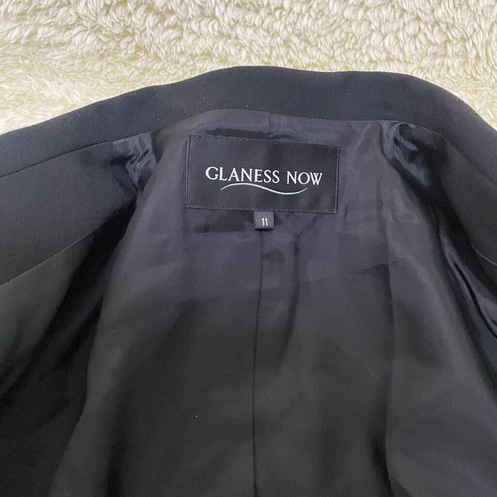 【美品】東京ソワール GLANESS NOW ブラックフォーマル　スーツ　喪服 高級喪服 11号