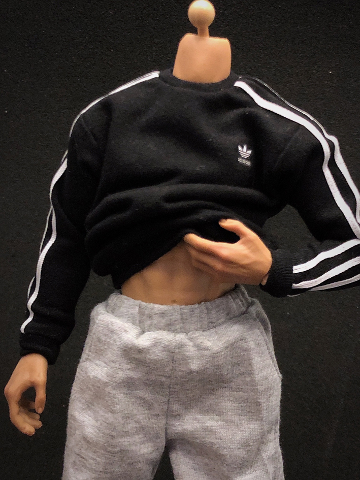  postage 84 jpy ) 1/6 gray ) sweat pants man clothes ( inspection DAMTOYS easy&simple DID VERYCOOL TBleague phicen figure 