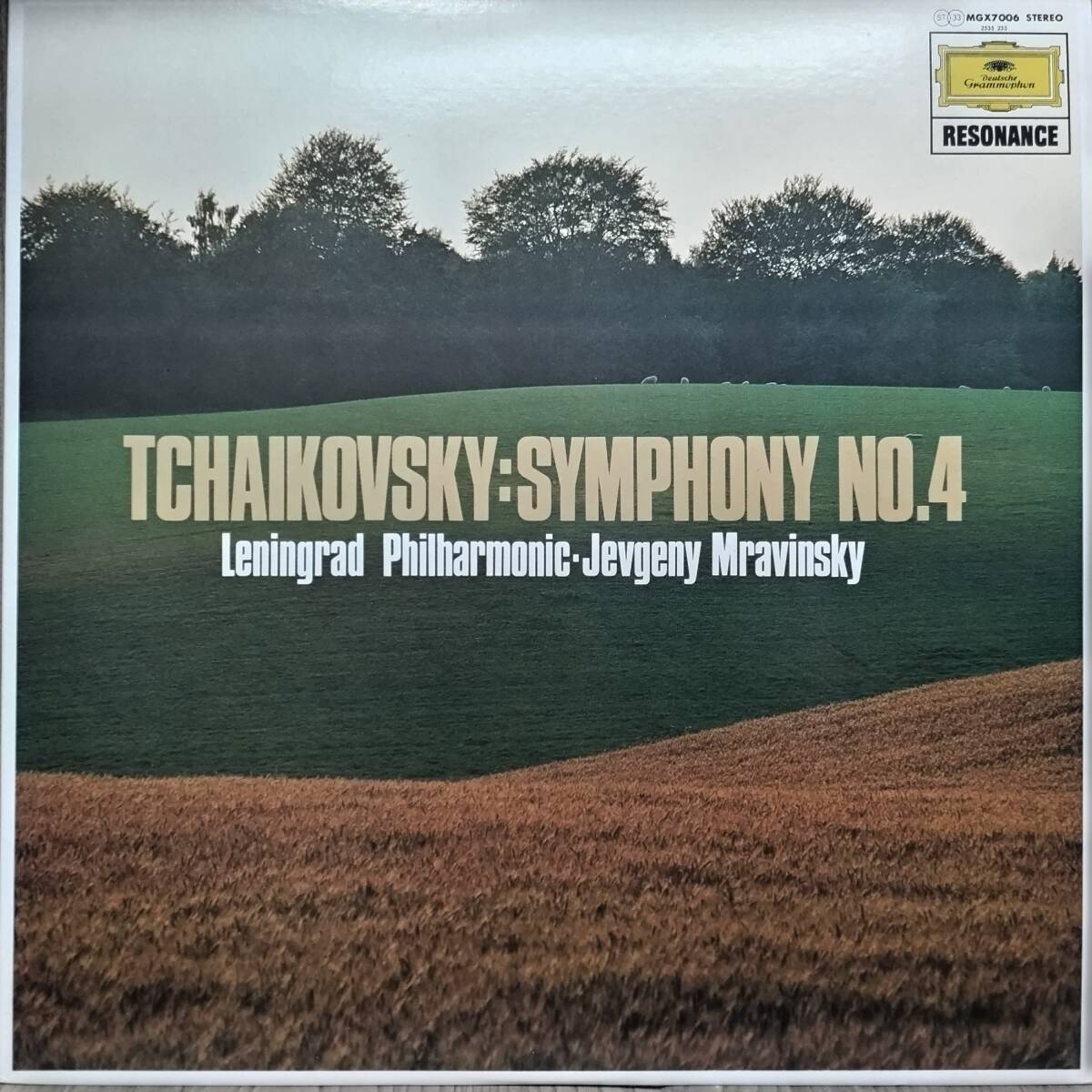 O145/LP美盤1枚/ムラヴィンスキー/チャイコフスキー：交響曲第4番の画像1