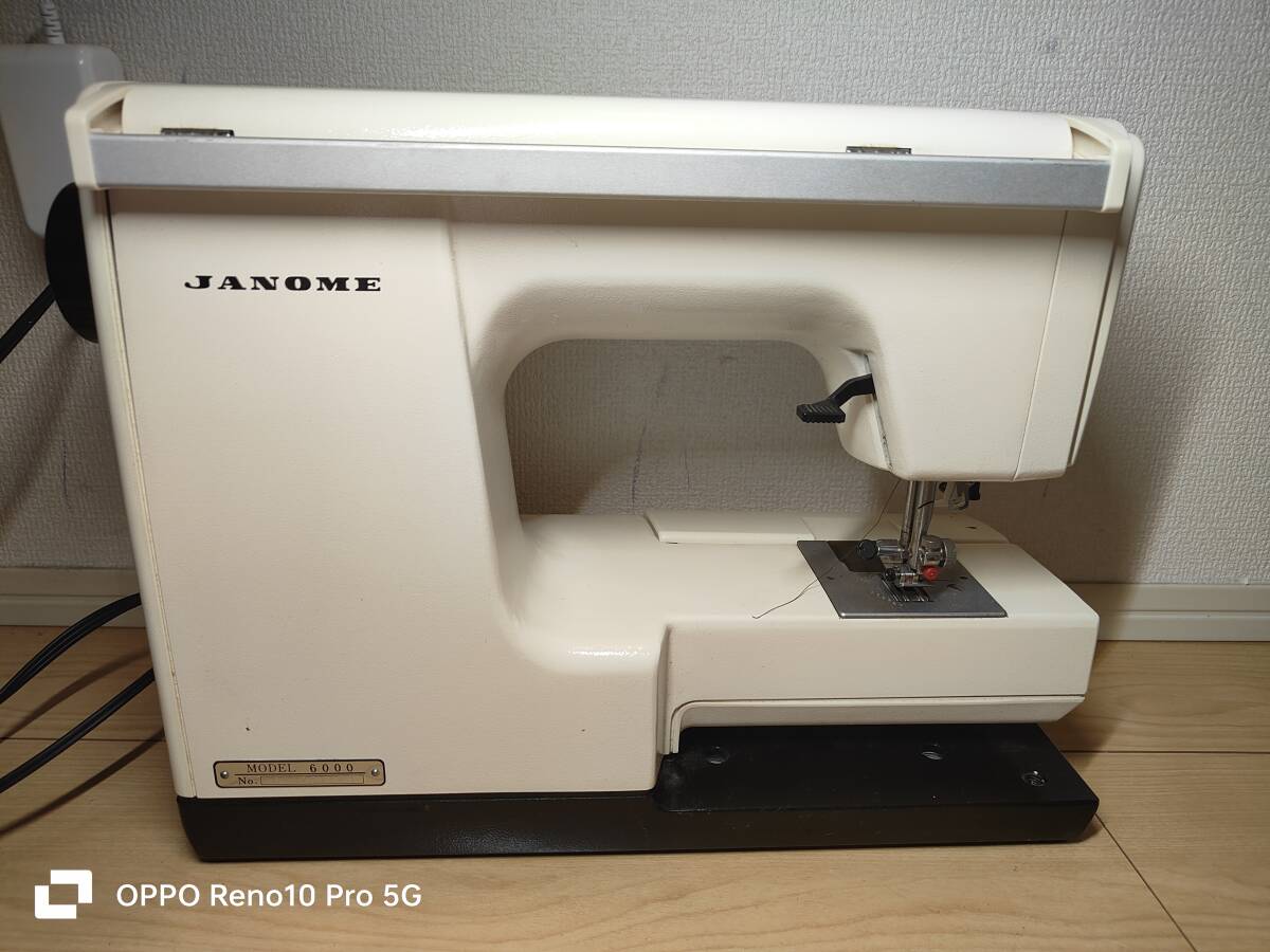 JANOME ジャノメ ミシン MODEL 6000 の画像5