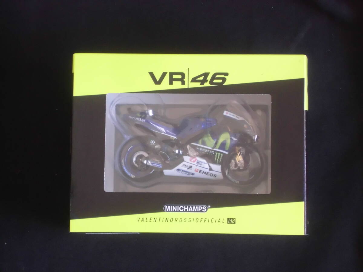 ヤマハ　YZR-M1 VR 46　Valentino Rossi Winner Catalunya GP 2016 1/18 Minichamps_画像1