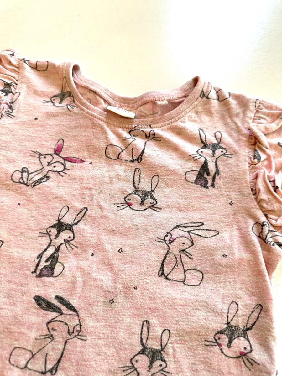 子供服　キッズ服　100 110 女の子　 Tシャツ 半袖Tシャツ 半袖　NEXT 夏服　ピンク　